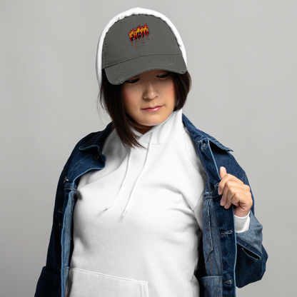 Distressed Sports Cap