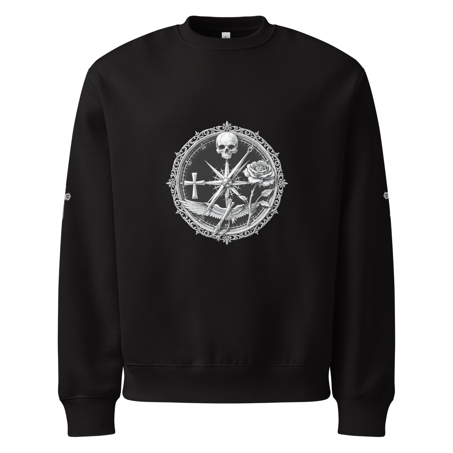 Iron Sigil Totenkopf-Rundhalsausschnitt