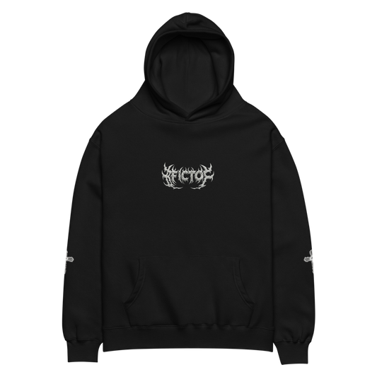 Oversized Warrior Skull Hoodie